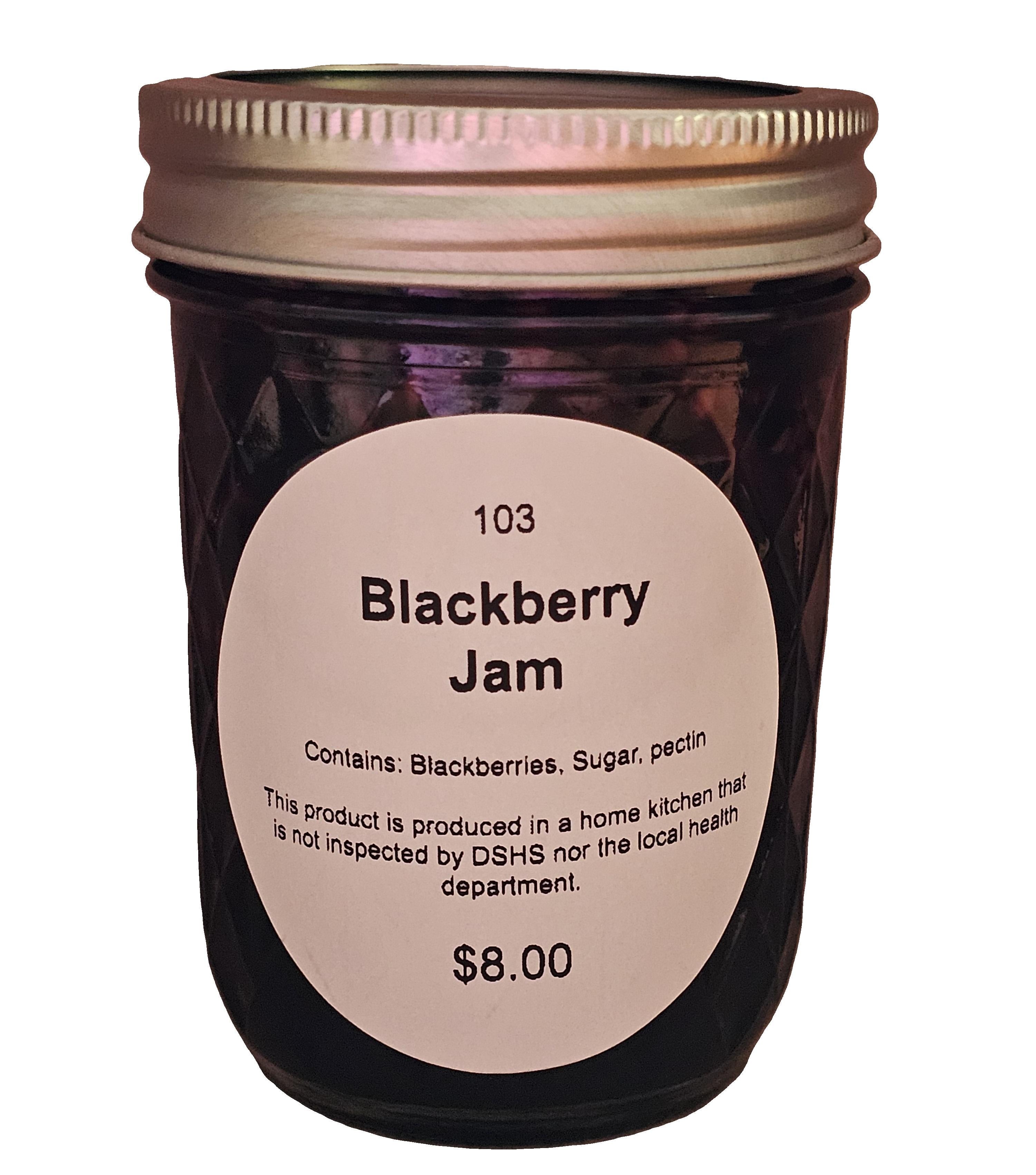 Blackberry Jam 8oz Jar